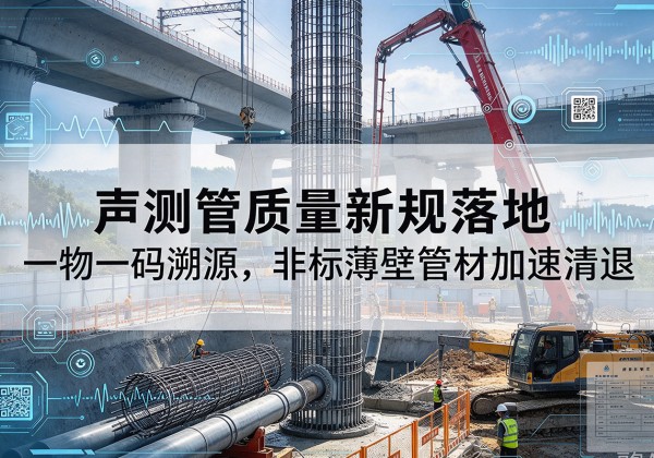 平江声测管质量新规落地，一物一码溯源，非标薄壁管材加速清退
